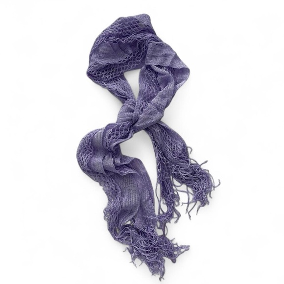 Accessories - Lilac Fishnet Scarf